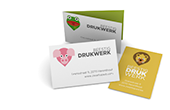 CARD RECHTE, HOEKEN CARD, RONDE HOEKEN, CARD DUBBEL STAAND